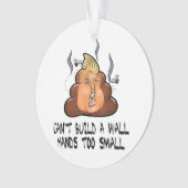 Kan geen muurhanden te kleine grappige antitrommel ornament (voorkant)