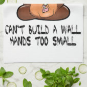 Kan geen muurhanden te kleine grappige antitrommel theedoek (Gevouwen)