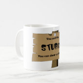 Kan geen onstuimige oplossing vinden koffiemok (Voorkant links)