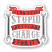 Kan geen onstuimige oplossing vinden, maar kan er sticker (Voorkant)