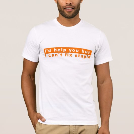 Kan geen onstuimige oplossing vinden t-shirt (Voorkant)