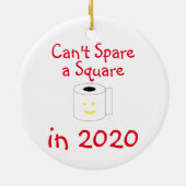 Kan geen plein redden in 2020 kerst keramisch ornament (Achterkant)