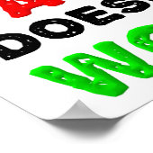 Kan geen Sing Zing geen Funny Poster zingen (Hoek)