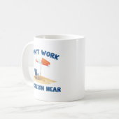 Kan geen Vacatie dichtbij de Mok van het Koffie we (Voorkant links)