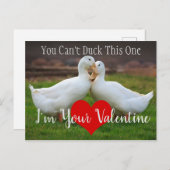 Kan geen Valentijn Briefkaart (Voorkant / Achterkant)