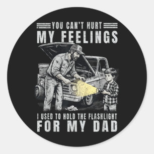 Kan Gevoelens Niet Kwijtraken Gebruikte Zaklamp Pa Ronde Sticker