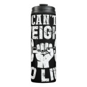 Kan gewicht niet optillen om een afbeelding te mak thermosbeker (Voorkant)