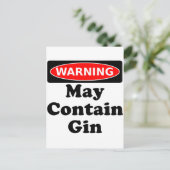Kan gin bevatten briefkaart (Staand voorkant)