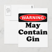 Kan gin bevatten briefkaart (Voorkant / Achterkant)