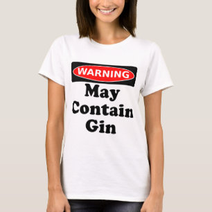 Kan gin bevatten t-shirt