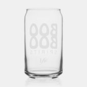Kan Glas : HALLOWEEN Boo Boo Geesten (Achterkant)