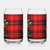 Kan glas met een leuke vis (Links)