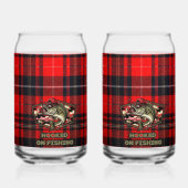 Kan glas met een leuke vis (Achterkant)