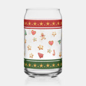 Kan glas met kerstkoekjes (Voorkant)