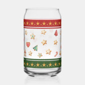 Kan glas met kerstkoekjes (Achterkant)