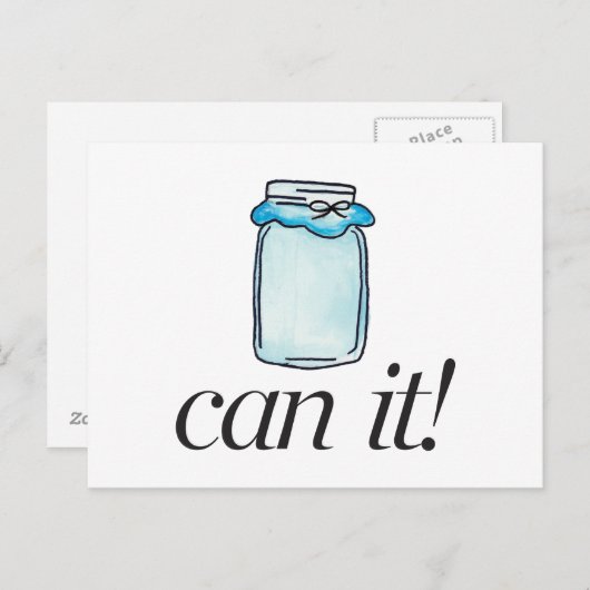 Kan het briefkaart (Voorkant / Achterkant)