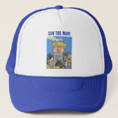 Kan het Man Trucker Hat Trucker Pet (Voorkant)