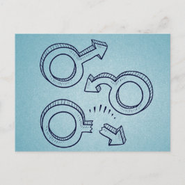 Kan het niet opstaan? briefkaart