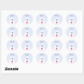 Kan het niet zonder jou ronde sticker (Vel)