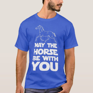 Kan het paard bij je zijn t-shirt