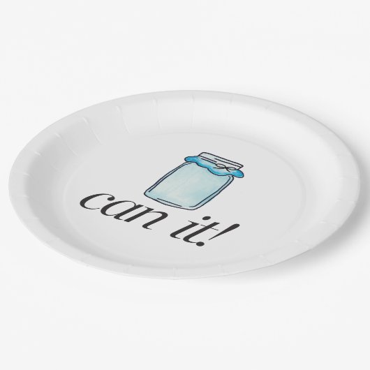 Kan het papieren bordje (Gekanteld)