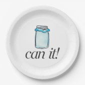 Kan het papieren bordje (Voorkant)