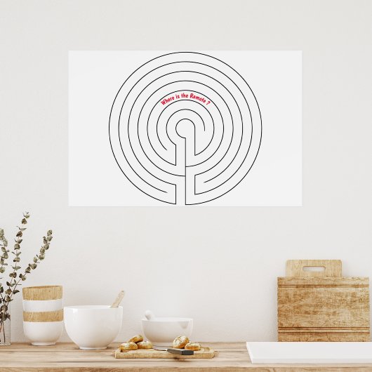 Kan het Poster op afstand niet vinden (Keuken)