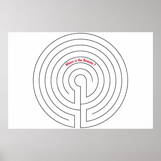 Kan het Poster op afstand niet vinden (Voorkant)