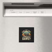 Kan ik dat dawg dier grappige beer liefhebber meme magneet (Insitu (Vaatwasser))