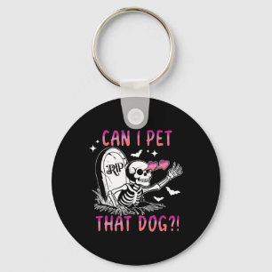 Kan ik dat hondenbot Halloween aaien  Sleutelhanger
