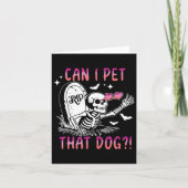 Kan ik dat hondenskelet Halloween aaien? Kaart (Voorkant)