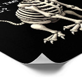Kan ik dat hondenskelet Halloween-geschenken geven Poster (Hoek)