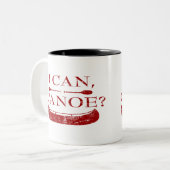 Kan ik dat, kano? (Rode Logo) Mok (Voorkant links)