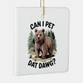 Kan ik datadag aaien? keramisch ornament (Rechts)