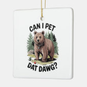 Kan ik datadag aaien? keramisch ornament (Links)