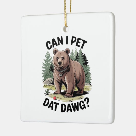 Kan ik datadag aaien? keramisch ornament (Links)