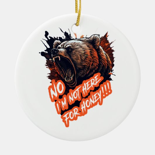 Kan ik de manager spreken  keramisch ornament (Voorkant)