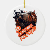 Kan ik de manager spreken  keramisch ornament (Achterkant)
