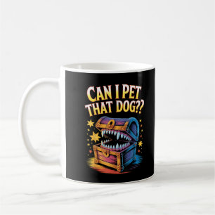 Kan ik die hond aaien? Grappig cadeau voor ontwerp Koffiemok