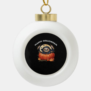 Kan ik die hond aaien, grappige luiaard voor diere keramische bal ornament