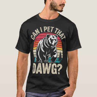 Kan ik die hond aaien Hiker Dierenliefhebber Grapp T-shirt