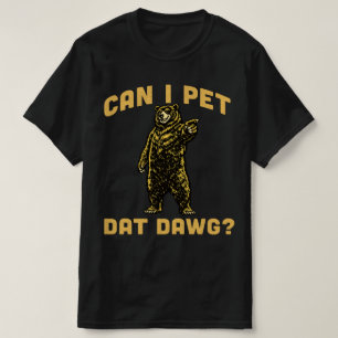 Kan ik die hond aaien Hiker Dierenliefhebber Grapp T-shirt