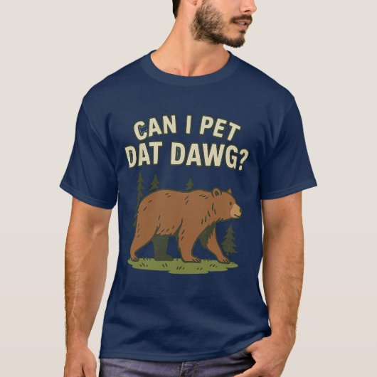 Kan ik die hond aaien t-shirt (Voorkant)