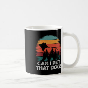 Kan ik die hondenbeer aaien Funny hiking camping e Koffiemok