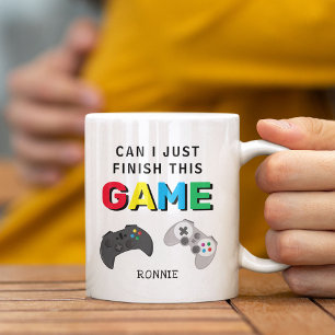 Kan ik dit spel gewoon afmaken' Grappige Gamer Koffiemok