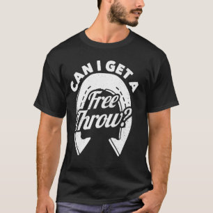 Kan ik een gratis gooien Hoefijzer Pitching Funny T-shirt
