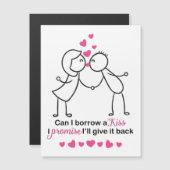 Kan ik een Kus Cute Couple-ontwerp lenen (Voorkant / Achterkant)