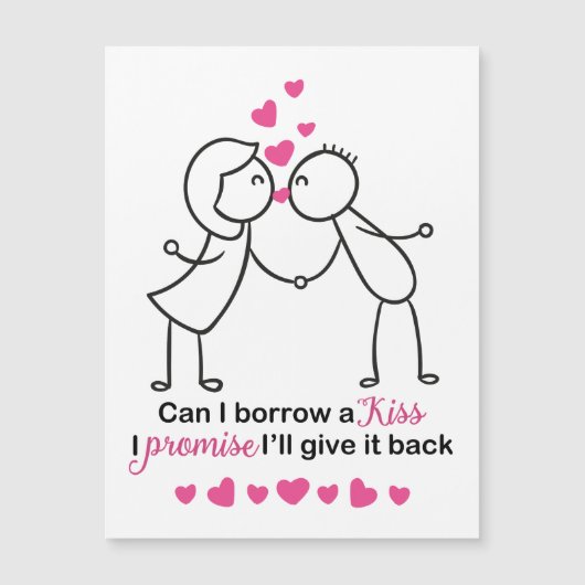 Kan ik een Kus Cute Couple-ontwerp lenen (Voorkant)