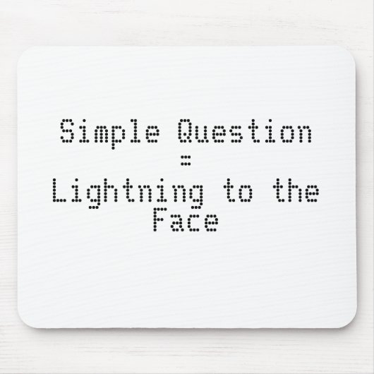 Kan ik een Mod worden? Muismat (Voorkant)