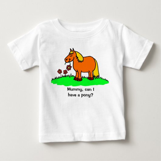 Kan ik een pony hebben Cute Cartoon (Voorkant)